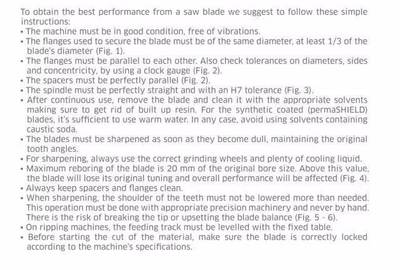 硬質(zhì)合金木工圓鋸片正確使用六點注意事項